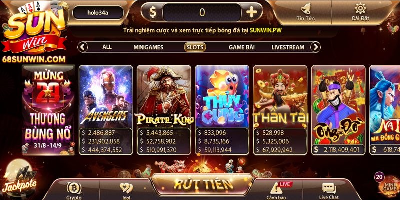 Nổ hũ Sunwin đem tới những giây phút thư giãn đỉnh cao, mới mẻ