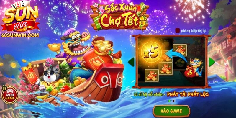 Sắc Xuân Chợ Tết mang tới khoảng thời gian giải trí mới lạ